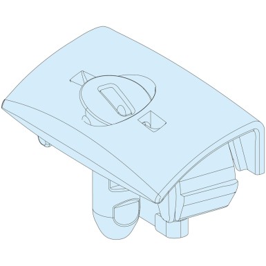 LVS01094 - PrismaSeT G Active - 1/4 turn faceplate gripper - spare part (x10) - Schneider Electric - PrismaSeT G Active - 1/4 turn faceplate gripper - spare part (x10) - Schneider Electric - 0