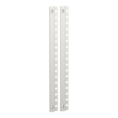 LVS01251 - Front cover support upright, PrismaSeT G, 2 Plate Uprights, 9M, IP30, for enclosure W600mm, white, RAL 9001 - Schneider Electric - Front cover support upright, PrismaSeT G, 2 Plate Uprights, 9M, IP30, for enclosure W600mm, white, RAL 9001 - Schneider Electric - 0