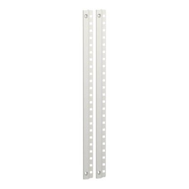 LVS01252 - Front cover support upright, PrismaSeT G, 2 Plate Uprights, 12M, IP30, for enclosure W600mm, white, RAL 9001 - Schneider Electric - Front cover support upright, PrismaSeT G, 2 Plate Uprights, 12M, IP30, for enclosure W600mm, white, RAL 9001 - Schneider Electric - 0