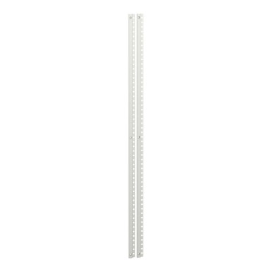 LVS01257 - Front cover support upright, PrismaSeT G, 2 Plate Uprights, 27M, IP30, for enclosure W600mm, white, RAL 9001 - Schneider Electric - Front cover support upright, PrismaSeT G, 2 Plate Uprights, 27M, IP30, for enclosure W600mm, white, RAL 9001 - Schneider Electric - 0