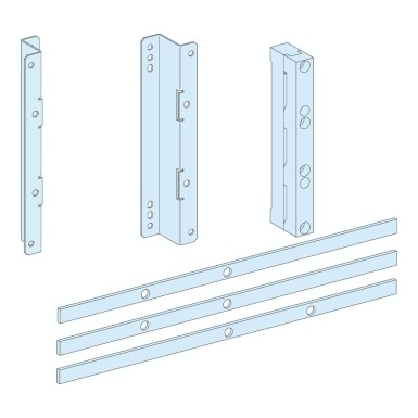 LVS03122 - Mounting plate, PrismaSeT G, for FuPacT ISFT100N/160, vertical fixed, 8M, W600/850mm - Schneider Electric - Mounting plate, PrismaSeT G, for FuPacT ISFT100N/160, vertical fixed, 8M, W600/850mm - Schneider Electric - 0