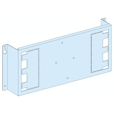 LVS03124 - Mounting plate, PrismaSeT G, for FuPacT ISFT250, horizontal, fixed, 6M, W600/W850mm - Schneider Electric - Mounting plate, PrismaSeT G, for FuPacT ISFT250, horizontal, fixed, 6M, W600/W850mm - Schneider Electric - 0