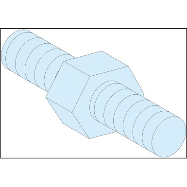 LVS03185 - PrismaSeT G Active G - Hexagonal spacer - M5 - Height=9mm - set of 4 - Schneider Electric - PrismaSeT G Active G - Hexagonal spacer - M5 - Height=9mm - set of 4 - Schneider Electric - 0