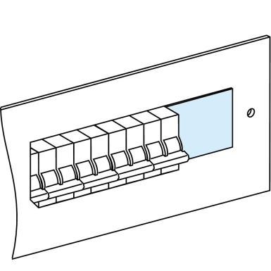 LVS03221 - PrismaSeT G Active - Modular device shutter - splittable - batch of 4x90mm - Schneider Electric - PrismaSeT G Active - Modular device shutter - splittable - batch of 4x90mm - Schneider Electric - 0