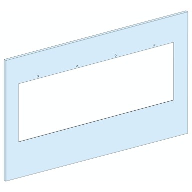 LVS03320 - Front plate, PrismaSeT P and G, for FupacT ISFT 100, vertical fixed, with cut-out, 6M, W600/W650 - Schneider Electric - Front plate, PrismaSeT P and G, for FupacT ISFT 100, vertical fixed, with cut-out, 6M, W600/W650 - Schneider Electric - 0