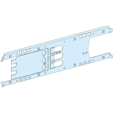 LVS03413 - Mounting plate, PrismaSeT P, for Vigi NSX/CVS 3P 250A, horizontal plugin toggle/rot handle/mot mech, 3M, W650 - Schneider Electric - Mounting plate, PrismaSeT P, for Vigi NSX/CVS 3P 250A, horizontal plugin toggle/rot handle/mot mech, 3M, W650 - Schneider Electric - 0