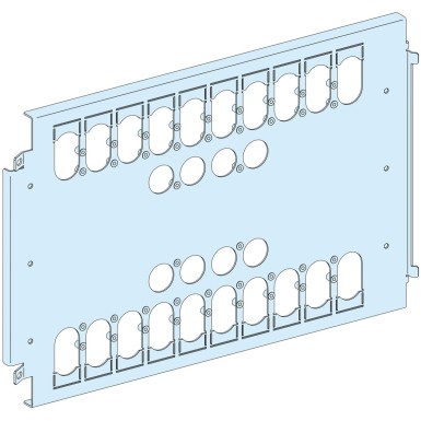 LVS03422 - Mounting plate, PrismaSeT P, for NSX/NSX Vigi250/NS250 3P/4P, vertical fixed, rot handle, mot mech - Schneider Electric - Mounting plate, PrismaSeT P, for NSX/NSX Vigi250/NS250 3P/4P, vertical fixed, rot handle, mot mech - Schneider Electric - 0