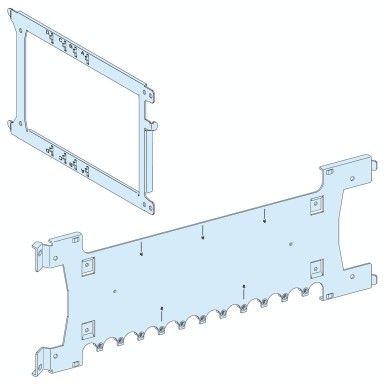 LVS03423 - Mounting plate, PrismaSeT P, for NSX/NSX Vigi250/NS250 3P/4P, vertical withdrawable, plug-in - Schneider Electric - Mounting plate, PrismaSeT P, for NSX/NSX Vigi250/NS250 3P/4P, vertical withdrawable, plug-in - Schneider Electric - 0