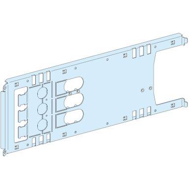 LVS03453 - Mounting plate, PrismaSeT P, for Vigi NSX/CVS 3P 630A, horizontal plugin toggle/rot handle/mot mech, W650mm - Schneider Electric - Mounting plate, PrismaSeT P, for Vigi NSX/CVS 3P 630A, horizontal plugin toggle/rot handle/mot mech, W650mm - Schneider Electric - 0