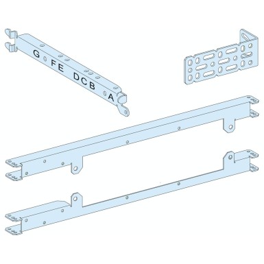 LVS03457 - Mounting plate, PrismaSeT P, for NSX/INS/INV 630 3P/4P horizontal source changeover motor mech, 650mm - Schneider Electric - Mounting plate, PrismaSeT P, for NSX/INS/INV 630 3P/4P horizontal source changeover motor mech, 650mm - Schneider Electric - 0