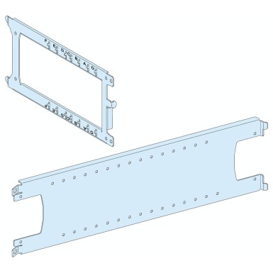 LVS03502 - Mounting plate, PrismaSeT P, for EasyPact EZCV100 1P/3P/4P, vertical fixed, toggle, 5M, W650 - Schneider Electric - Mounting plate, PrismaSeT P, for EasyPact EZCV100 1P/3P/4P, vertical fixed, toggle, 5M, W650 - Schneider Electric - 0