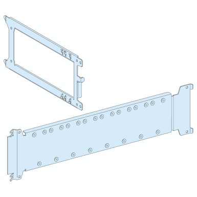 LVS03553 - Mounting plate, PrismaSeT P, for FuPacT ISFT100N, vertical fixed, fuse carriers handle, 8M, W650mm - Schneider Electric - Mounting plate, PrismaSeT P, for FuPacT ISFT100N, vertical fixed, fuse carriers handle, 8M, W650mm - Schneider Electric - 0