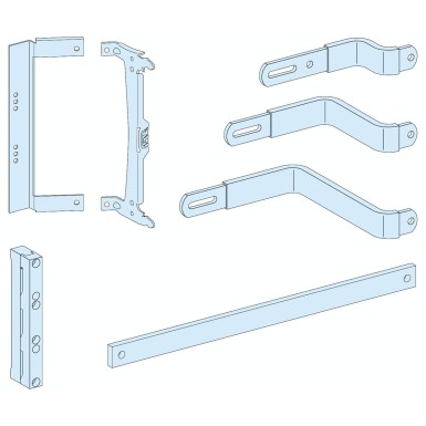 LVS03555 - Mounting plate, PrismaSeT P, for busbar FuPacT ISFT 100N/160, mounting on busbars, 8M/6M, W650mm - Schneider Electric - Mounting plate, PrismaSeT P, for busbar FuPacT ISFT 100N/160, mounting on busbars, 8M/6M, W650mm - Schneider Electric - 0