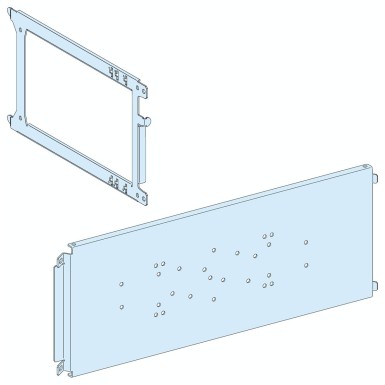 LVS03557 - Mounting plate, PrismaSeT P, for FuPacT ISFT630, mounting on base plate, 10M, W650mm - Schneider Electric - Mounting plate, PrismaSeT P, for FuPacT ISFT630, mounting on base plate, 10M, W650mm - Schneider Electric - 0