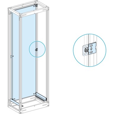 LVS03569 - Mounting plate, PrismaSeT P, for plain backplate, 36M, W800mm - Schneider Electric - Mounting plate, PrismaSeT P, for plain backplate, 36M, W800mm - Schneider Electric - 0