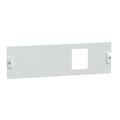 LVS03604 - Front plate, PrismaSeT P, for Vigi NSX toggle/CVS rotary, 3P, 250A, horizontal fixed, 3M, W650 - Schneider Electric - Front plate, PrismaSeT P, for Vigi NSX toggle/CVS rotary, 3P, 250A, horizontal fixed, 3M, W650 - Schneider Electric - 0