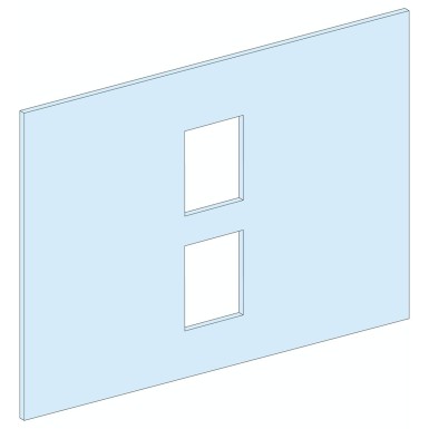 LVS03656 - Front plate, PrismaSeT P, for 2 x NSX100/630 source-changeover, horizontal fixed, 10M - Schneider Electric - Front plate, PrismaSeT P, for 2 x NSX100/630 source-changeover, horizontal fixed, 10M - Schneider Electric - 0