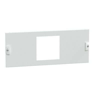 LVS03671 - Front plate, PrismaSeT P, for UA or BA controller, with cut-out, 4M - Schneider Electric - Front plate, PrismaSeT P, for UA or BA controller, with cut-out, 4M - Schneider Electric - 0