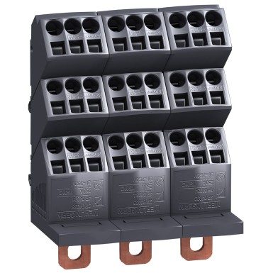 LVS04033 - Linergy DP - NSX splitter 3P - 250A Icc 150kA - connect 3x(6x10mmІ + 3x16mmІ) - Schneider Electric - Linergy DP - NSX splitter 3P - 250A Icc 150kA - connect 3x(6x10mmІ + 3x16mmІ) - Schneider Electric - 0