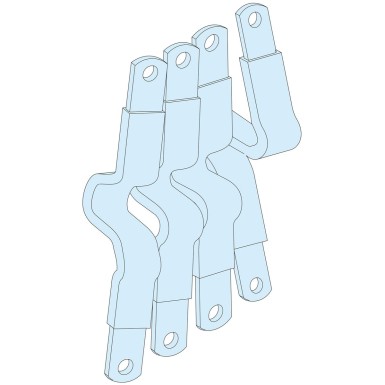 LVS04065 - PrismaSeT G Active - NS-INS250 vertical sheath connection for busbars - Schneider Electric - PrismaSeT G Active - NS-INS250 vertical sheath connection for busbars - Schneider Electric - 0