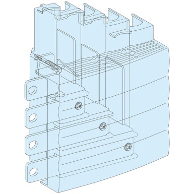 LVS04066 - PrismaSeT G Active - NS-INS250 high inlet connection block - Schneider Electric - PrismaSeT G Active - NS-INS250 high inlet connection block - Schneider Electric - 0