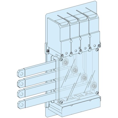 LVS04076 - PrismaSeT G Active - Incoming connection transferred to NS630 sheath - Schneider Electric - PrismaSeT G Active - Incoming connection transferred to NS630 sheath - Schneider Electric - 0