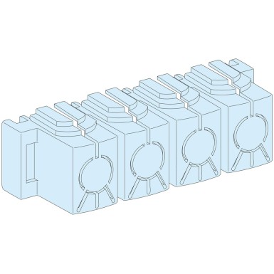 LVS04150 - Insulating cover, Linergy BW, for direct connection of cables 10 to 25mmІ on insulated busbar, IPXXB, set of 8 - Schneider Electric - Insulating cover, Linergy BW, for direct connection of cables 10 to 25mmІ on insulated busbar, IPXXB, set of 8 - Schneider Electric - 0