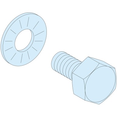 LVS04195 - Linergy BS - Set of 40 screws + washers - M6 x 16 for tapped bar < 630 A - Schneider Electric - Linergy BS - Set of 40 screws + washers - M6 x 16 for tapped bar < 630 A - Schneider Electric - 0