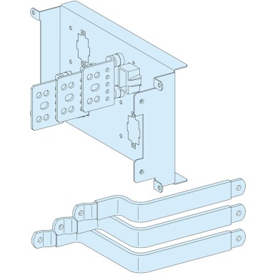 LVS04455 - Connection transfer assembly, PrismaSeT P, NSX630, 3P, horizontal fixed, with toggle, in duct - Schneider Electric - Connection transfer assembly, PrismaSeT P, NSX630, 3P, horizontal fixed, with toggle, in duct - Schneider Electric - 0