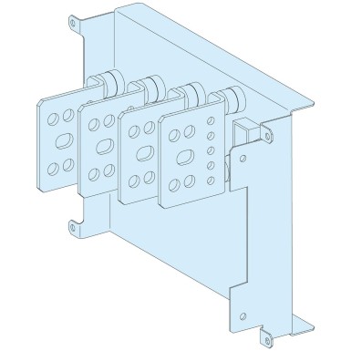 LVS04460 - PrismaSeT P Active - NSX400/630 deferred downstream connection - drawbar/base - 4P - Schneider Electric - PrismaSeT P Active - NSX400/630 deferred downstream connection - drawbar/base - 4P - Schneider Electric - 0