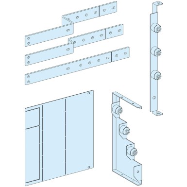 LVS04483 - Connection transfer assembly, PrismaSeT P, for NS1000, 3P, horizontal fixed, in duct - Schneider Electric - Connection transfer assembly, PrismaSeT P, for NS1000, 3P, horizontal fixed, in duct - Schneider Electric - 0