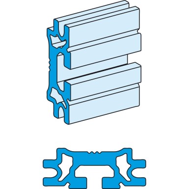 LVS04563 - Profile busbar, Linergy LGYE, 1250A, for a horizontal installation, L2000mm - Schneider Electric - Profile busbar, Linergy LGYE, 1250A, for a horizontal installation, L2000mm - Schneider Electric - 0