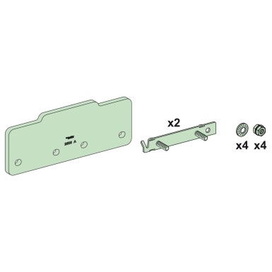 LVS04621 - Linergy LGYE - Fishplate for Horizontal busbars up to 2000/2500A - Schneider Electric - Linergy LGYE - Fishplate for Horizontal busbars up to 2000/2500A - Schneider Electric - 0