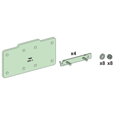 LVS04623 - Linergy LGYE - Fishplate for Horizontal busbars up to 3200/4000A - Schneider Electric - Linergy LGYE - Fishplate for Horizontal busbars up to 3200/4000A - Schneider Electric - 0