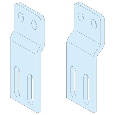 LVS04635 - Connection, PrismaSeT P, for connecting 5mm thick horizontal busbars to vertical busbars/Linergy LGY profile, 1600A - Schneider Electric - Connection, PrismaSeT P, for connecting 5mm thick horizontal busbars to vertical busbars/Linergy LGY profile, 1600A - Schneider Electric - 0