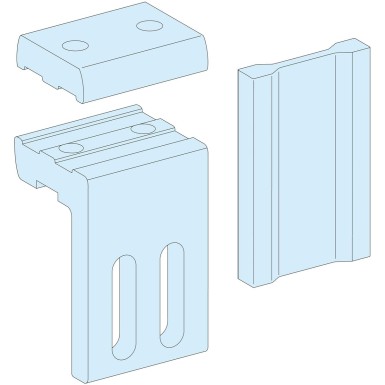 LVS04636 - Connection, PrismaSeT P, for connecting 10mm thick horizontal busbars to vertical busbars/Linergy LGY profile, 1600A - Schneider Electric - Connection, PrismaSeT P, for connecting 10mm thick horizontal busbars to vertical busbars/Linergy LGY profile, 1600A - Schneider Electric - 0