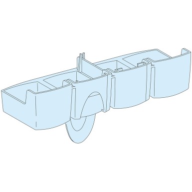 LVS04809 - Tooth-cap, PrismaSeT P, 4P, for compact NSX100 to 250A/Linergy FC device feeders - Schneider Electric - Tooth-cap, PrismaSeT P, 4P, for compact NSX100 to 250A/Linergy FC device feeders - Schneider Electric - 0