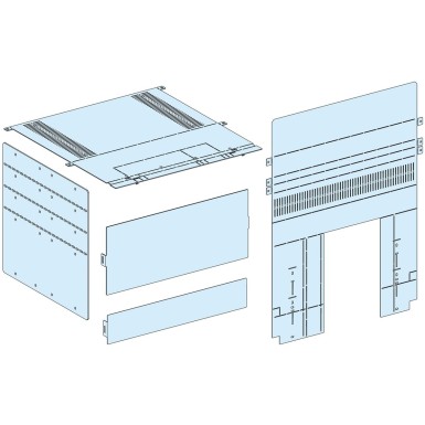 LVS04854 - PrismaSeT P Active - MTZ1 rear connection cover - fixed or unbroken - Schneider Electric - PrismaSeT P Active - MTZ1 rear connection cover - fixed or unbroken - Schneider Electric - 0