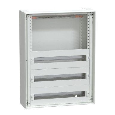 LVS08065 - Enclosure, PrismaSeT G, for modular devices, wall mounted, W600mm, H780mm (3R + incomer), IP30, with front plates, Pack 250 - Schneider Electric - Enclosure, PrismaSeT G, for modular devices, wall mounted, W600mm, H780mm (3R + incomer), IP30, with front plates, Pack 250 - Schneider Electric - 0