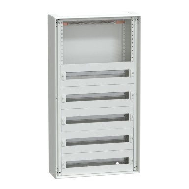 LVS08067 - Enclosure, PrismaSeT G, for modular devices, wall mounted, W600mm, H1080mm (5R + incomer), IP30, with front plates, Pack 250 - Schneider Electric - Enclosure, PrismaSeT G, for modular devices, wall mounted, W600mm, H1080mm (5R + incomer), IP30, with front plates, Pack 250 - Schneider Electric - 0