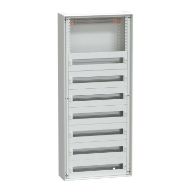 LVS08069 - Enclosure, PrismaSeT G, for modular devices, wall mounted, W600mm, H1380mm (7R + incomer), IP30, with front plates, Pack 250 - Schneider Electric - Enclosure, PrismaSeT G, for modular devices, wall mounted, W600mm, H1380mm (7R + incomer), IP30, with front plates, Pack 250 - Schneider Electric - 0