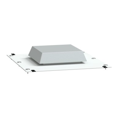 LVS08478 - Roof plate, PrismaSeT P, for enclosure, W800mm, D400mm, IP54, with cut-out for top hood, white, RAL 9003 - Schneider Electric - Roof plate, PrismaSeT P, for enclosure, W800mm, D400mm, IP54, with cut-out for top hood, white, RAL 9003 - Schneider Electric - 0