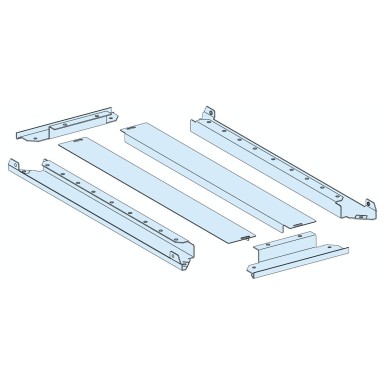 LVS08693 - Gland plate, PrismaSeT P, Two part gland plate, for enclosure W300mm, D600mm, IP31, white, RAL 9003 - Schneider Electric - Gland plate, PrismaSeT P, Two part gland plate, for enclosure W300mm, D600mm, IP31, white, RAL 9003 - Schneider Electric - 0