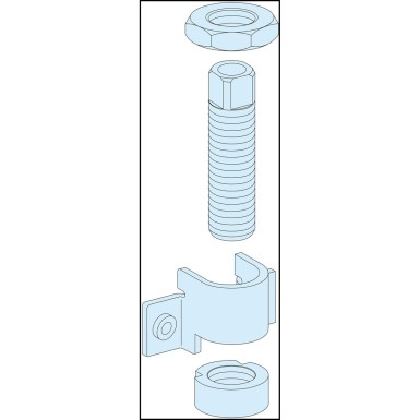 LVS08702 - PrismaSeT P Active - Flatness adjustment kit - Set of 4 - Schneider Electric - PrismaSeT P Active - Flatness adjustment kit - Set of 4 - Schneider Electric - 0