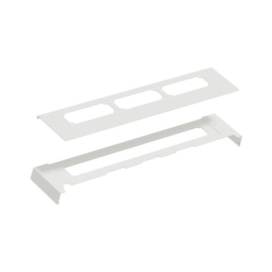 LVS08855 - Gland plate interface, PrismaSeT G, 2 cut-outs for FL21 along with plastic, for enclosure IP30 W850 - Schneider Electric - Gland plate interface, PrismaSeT G, 2 cut-outs for FL21 along with plastic, for enclosure IP30 W850 - Schneider Electric - 0