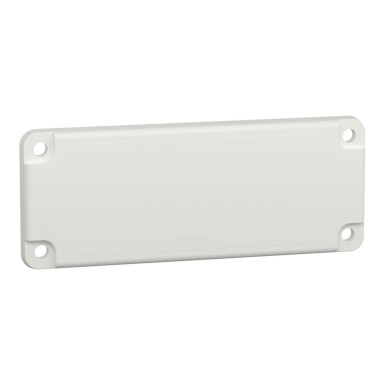 LVS08881 - Gland plate, PrismaSeT G, Plain type,plastic, for enclosure W800mm, D600mm, IP55, white, RAL 9003 - Schneider Electric - Gland plate, PrismaSeT G, Plain type,plastic, for enclosure W800mm, D600mm, IP55, white, RAL 9003 - Schneider Electric - 0