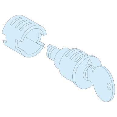 LVS09933 - PrismaSeT Active - Barrel IP55 - 2 keys 2433 A - Schneider Electric - PrismaSeT Active - Barrel IP55 - 2 keys 2433 A - Schneider Electric - 0