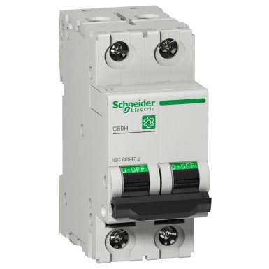 M9F13216 - Miniature circuit breaker (MCB), Multi9 C60H, 2P, 16A, B curve, 15kA (IEC/EN 60947-2) - Schneider Electric - Miniature circuit breaker (MCB), Multi9 C60H, 2P, 16A, B curve, 15kA (IEC/EN 60947-2) - Schneider Electric - 0