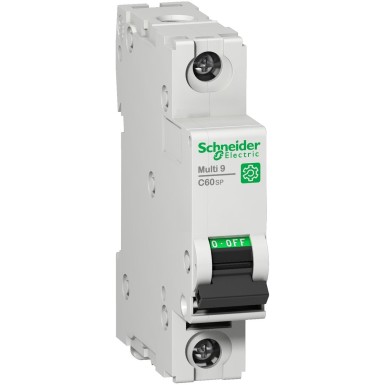 M9F21104 - Miniature circuit breaker (MCB), Multi9 C60SP, 1P, 4A, B curve, 10kA (UL1077), 10kA (IEC/EN 60947-2) - Schneider Electric - Miniature circuit breaker (MCB), Multi9 C60SP, 1P, 4A, B curve, 10kA (UL1077), 10kA (IEC/EN 60947-2) - Schneider Electric - 0