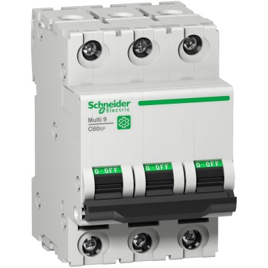 M9F22316 - Miniature circuit breaker (MCB), Multi9 C60SP, 3P, 16A, C curve, 10kA (UL1077), 10kA (IEC/EN 60947-2) - Schneider Electric - Miniature circuit breaker (MCB), Multi9 C60SP, 3P, 16A, C curve, 10kA (UL1077), 10kA (IEC/EN 60947-2) - Schneider Electric - 0